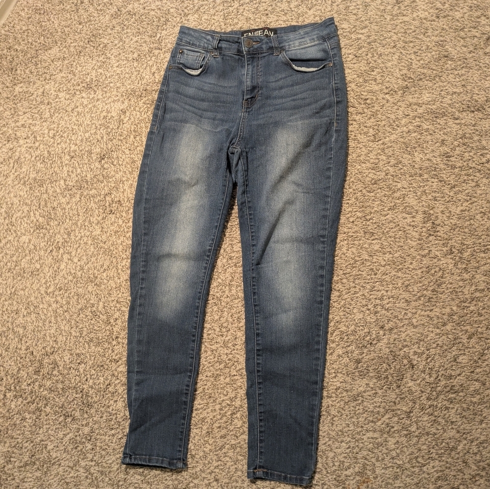 Blue High-Waisted Women Jeans